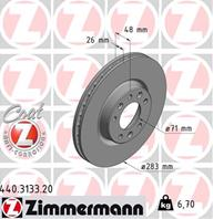 Диск тормозной PEUGEOT Coat Z
