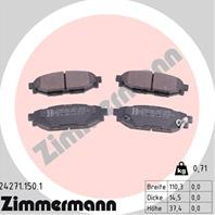 Тормозные дисковые колодки 242711501 от фирмы ZIMMERMANN
