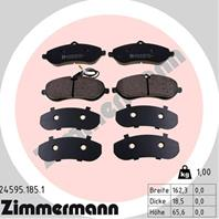 Тормозные дисковые колодки 245951851 от компании ZIMMERMANN