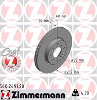 ДИСК ТОРМ OPL AGILA/SUZ SWIFT III 05- ПЕР ВЕНТ 252X20