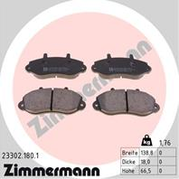 Тормозные дисковые колодки 233021801 от фирмы ZIMMERMANN