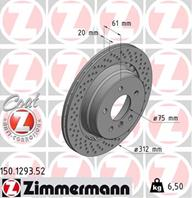 Диск тормозной BMW SPORT RECHTS ohne ABE Coat Z