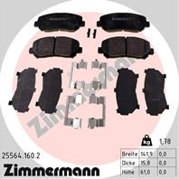 Колодки перед MAZDA CX-5 (KE  GH) 2.0-2.2 07.2012-