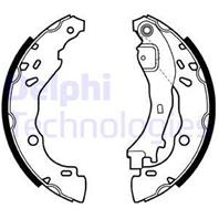 Барабанные тормозные колодки задние LS1975 от производителя DELPHI