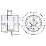 [bg4158] delphi комплект 2 шт. диск тормозной задний