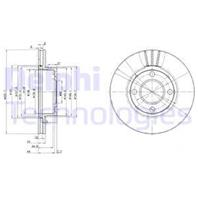 BG2668_диск тормозной передний! Audi 80 1.6-1.9TDi 88&gt