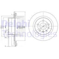 Bg2986_диск тормозной задний! opel omega 2.0-3.0 94&gt