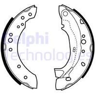 Барабанные тормозные колодки задние LS1921 от производителя DELPHI