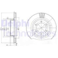 [BG4052] Delphi Диск тормозной