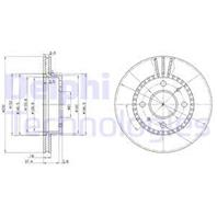 BG3206_диск тормозной передний! Nissan Almera 1.4 95-00