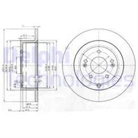 [bg4136] delphi комплект 2 шт. диск тормозной задний Цена за 1 шт.