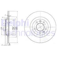 BG3836_диск тормозной задний! Peugeot 407 1.8-3.0 04&gt