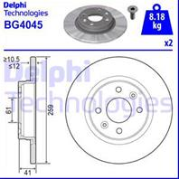 BG4045_диск тормозной передний! Renault Logan 1.4/1.6 04&gt