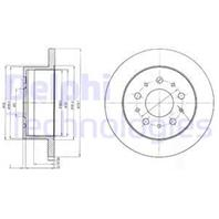[bg4061] delphi диск тормозной задний