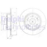 BG4249_диск тормозной задний! Honda Accord IX 2.0/2.2i-DTEC/2.4 08&gt