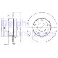 BG3381_диск тормозной задний! Audi A4  VW Passat 1.8-2.5TDi 94&gt