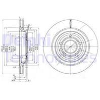 [BG3886] Delphi Диск тормозной