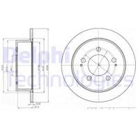 [BG4220] Delphi Диск тормозной