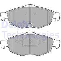 [LP1963] DELPHI Колодки тормозные передние комплект на ось
