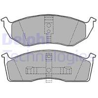 DELPHI LP1164 Колодки тормозные CHRYSLER 300M/VOYAGER/DODGE CARAVAN передние