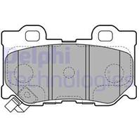 DELPHI LP2157 Колодки тормозные INFINITI FX35/37/50 08-/GS35/37/25 06- задние