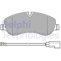 Колодки тормозные дисковые передние LP2661 от компании DELPHI