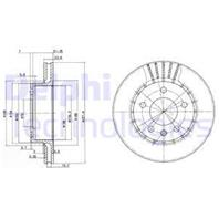 Bg2384_!диск торм. пер. opel omega 1.8-2.3td 86&gt