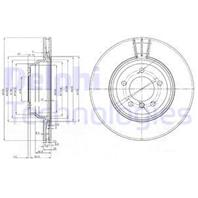 Диск тормозной передн. BMW E81.E87.E90.E91.E92 2.0D-3.0 05&gt