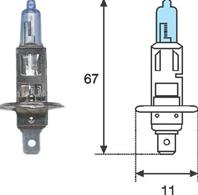 H1 12 BL Лампа накаливания Blue Light