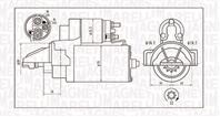 MQS1421MM_стартер ! 2KW 12V Ford Transit  Citroen Jamper  Peugeot Boxer 2.2D/2.4TD 06>