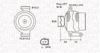 MQA1922MM_генератор! 150A Ford Transit  Land Rover Defender 2.4TDCi/3.2TDCi 06>