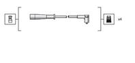 КОМПЛЕКТ ВЫСОКОВОЛЬТНЫХ ПРОВОДОВ MSK1130