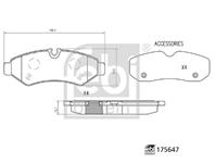 Комплект тормозных колодок задняя MERCEDES ESPRINTER (B910), SPRINTER 3,5-T (B907), SPRINTER 3,5-T (