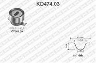 KD474.03_рем.к-кт ГРМ! Honda Civic/CRX 1.6 16V 83