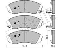 Колодки тормозные передние к-кт KIA CARNIVAL (2005&gt)/HYUNDAI GRAND STAREX (2007&gt)