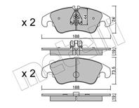 Колодки тормозные передние к-кт AUDI A4[B8]/A5/S5 /Q5