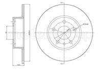 Brake disc Metelli