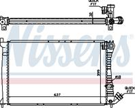 Ns61349a_радиатор системы охлаждения! peugeot 406