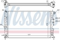 NISSENS 630121 Радиатор VECTRA B 1.6-2.2/2.2DT МКПП(OLA2244)