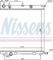 NS61284_радиатор системы охлаждения! Citroen C2/C