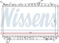 NISSENS 61633 Радиатор GM LACETTI 1.4-1.8 04-