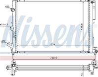 NISSENS 63851A Радиатор двигателя LAGUNA 1.8-3.0 94-01