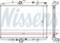 NS63704A_радиатор системы охлаждения! АКПП Citroe