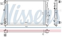 NS60308A_радиатор системы охлаждения! Audi A4/A6 VW Passat 1.6-1.9TDi 95&gt