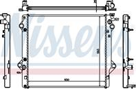 NISSENS 64684 Радиатор LAND CRUISER 120 4.0 03- (TO2367)