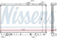 S40 {+v40} радиатор охлажден (nissens) (nrf) (geri) (см.каталог)