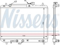 Радиатор двигателя SUZUKI BALENO 1 3-1 6 AUT. 95-