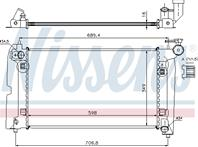 NS64646A_радиатор системы охлаждения! Toyota Corolla 1.4/1.6 01&gt