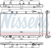 NS681373_радиатор системы охлаждения! Honda Accor