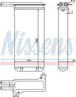 NS71755_радиатор печки! Ford Escort 1.3-1.8TD 90-